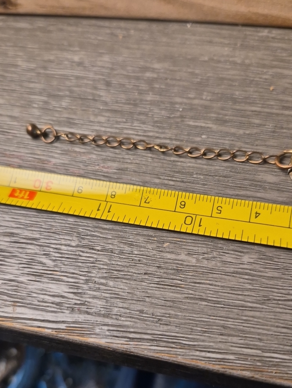 Gold-Tone Chunky Link Necklace - Fine Chain And Chunky Bracelet - Picture 7 of 14